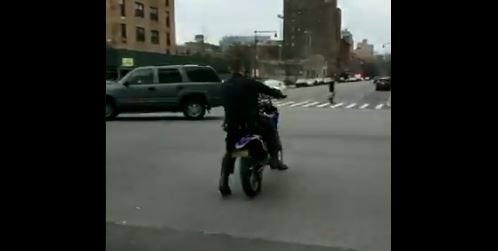 NYPD dirt bike