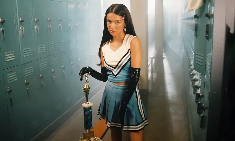 Olivia Rodrigo in the video for "Good 4 U"