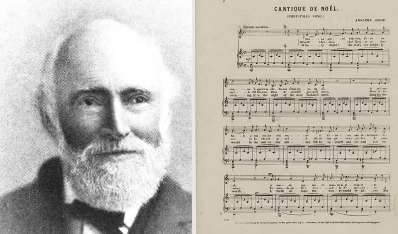 John Sullivan Dwight and "Cantique de Noël" sheet music