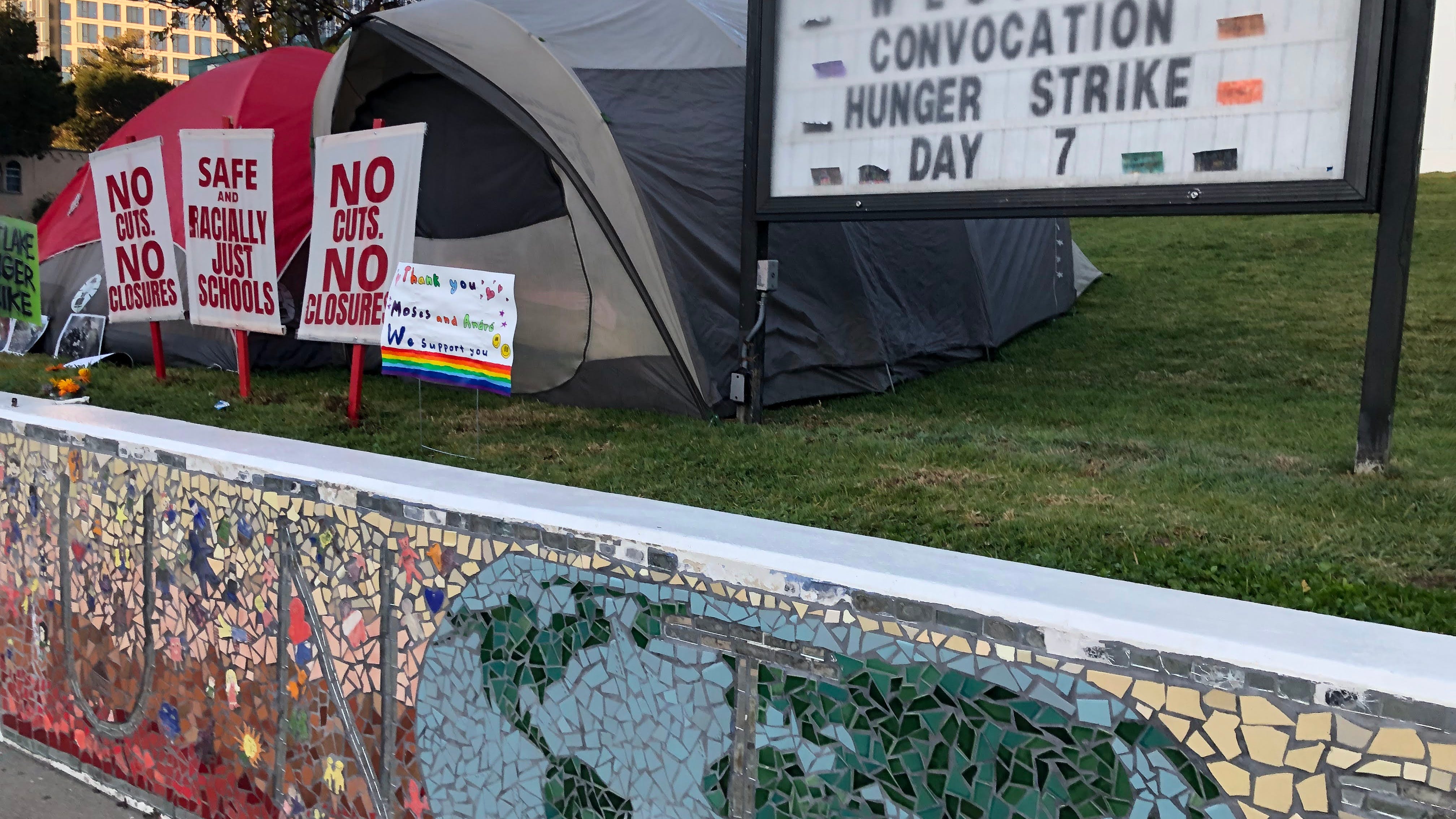 Oakland teachers still on hunger strike over closures despite their campus being saved