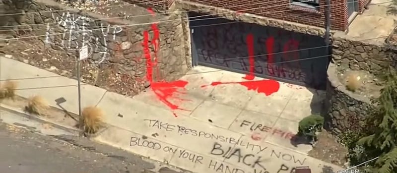 Oakland mayor home vandalized