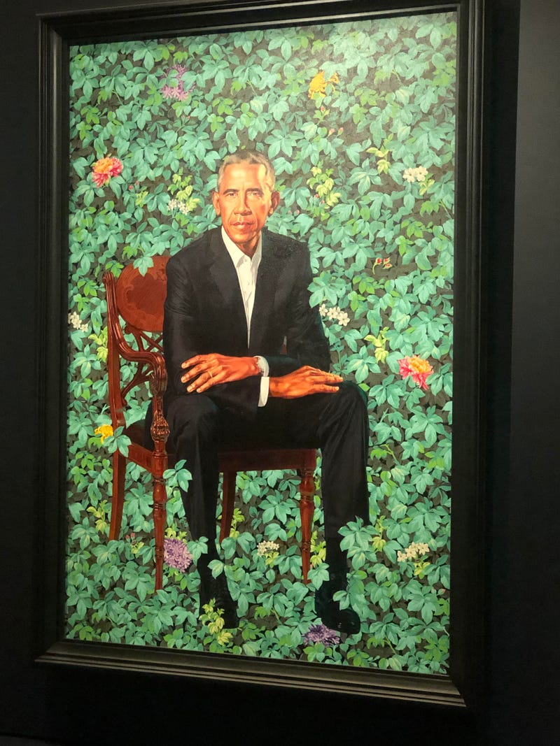 The Obama Portrait Tour opens this weekend at the DeYoung Museum in San Francisco featuring portraits of President Obama and first lady Michelle Obama.