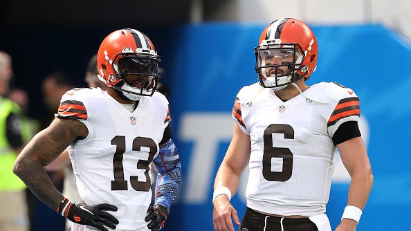 Browns players divulge Odell Beckham Jr.-Baker Mayfield dynamic: 'It was distracting'