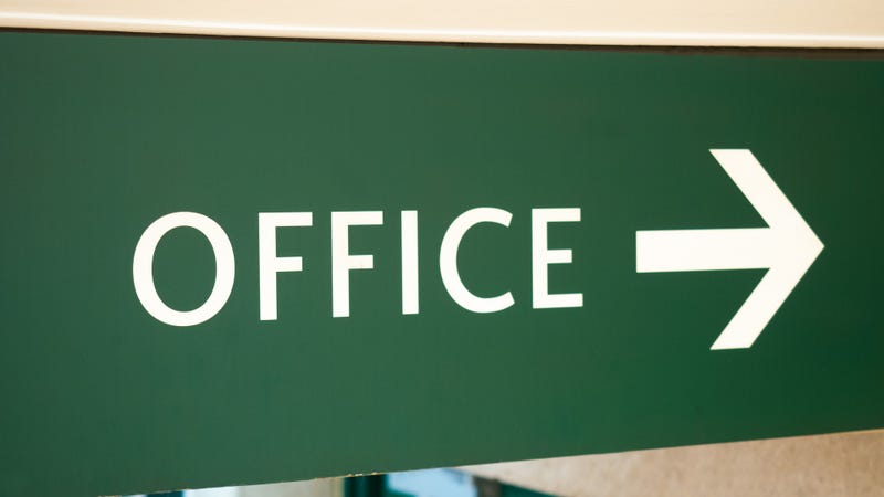 Office sign - stock photo