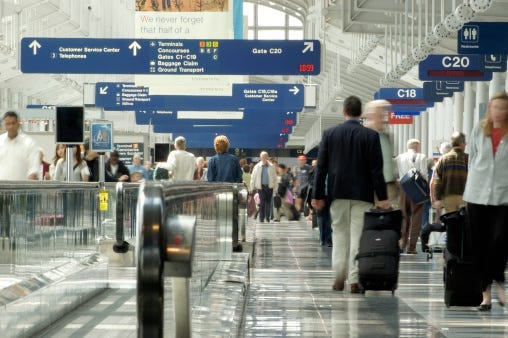 O'hare Airport, Nintendo, Play Station, Flight