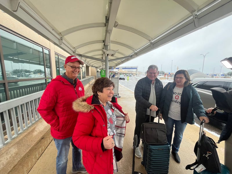 Cotton Bowl ready fans arriving airport