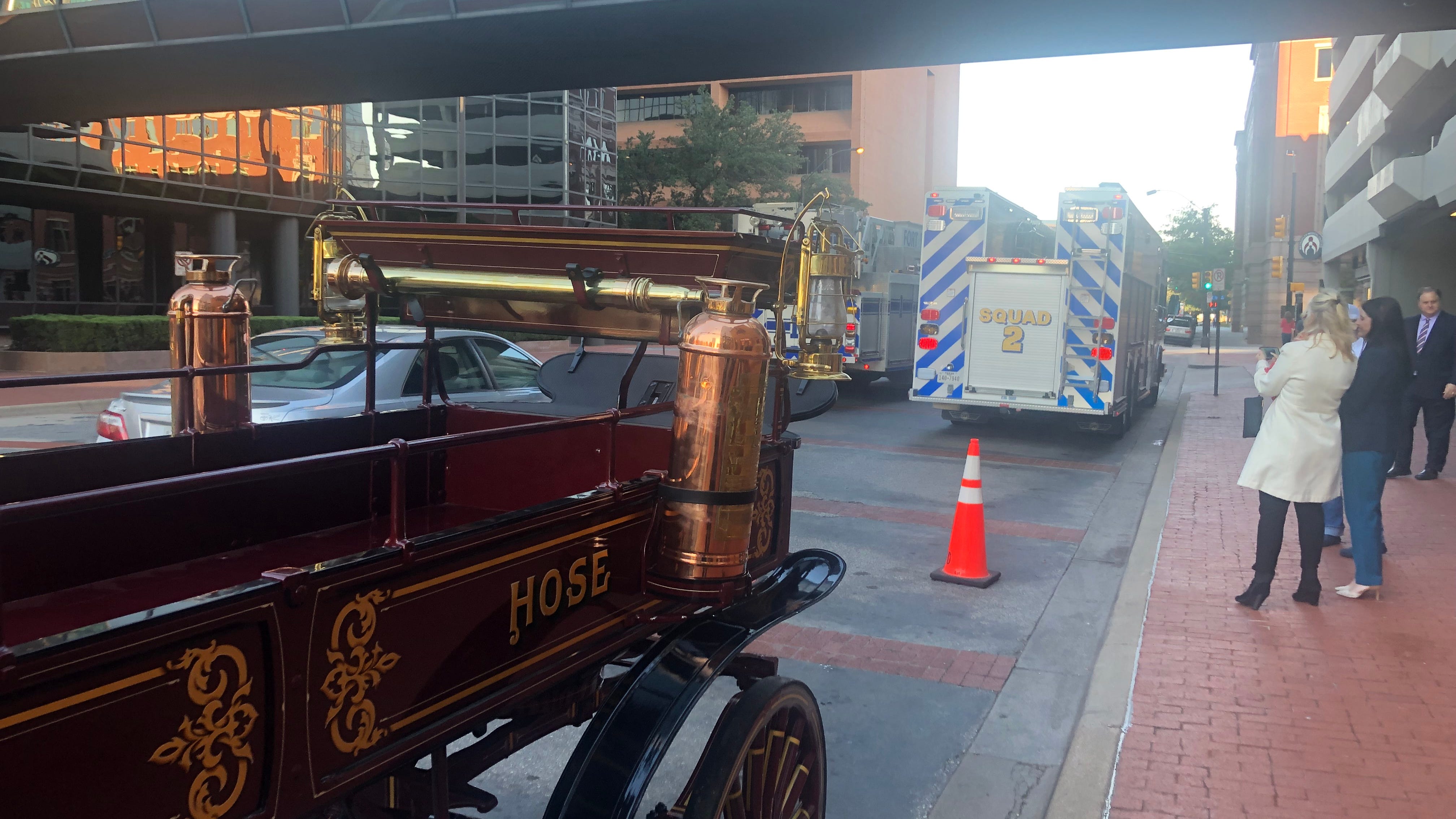 City Center Fort Worth marks early Thanksgiving with firefighters