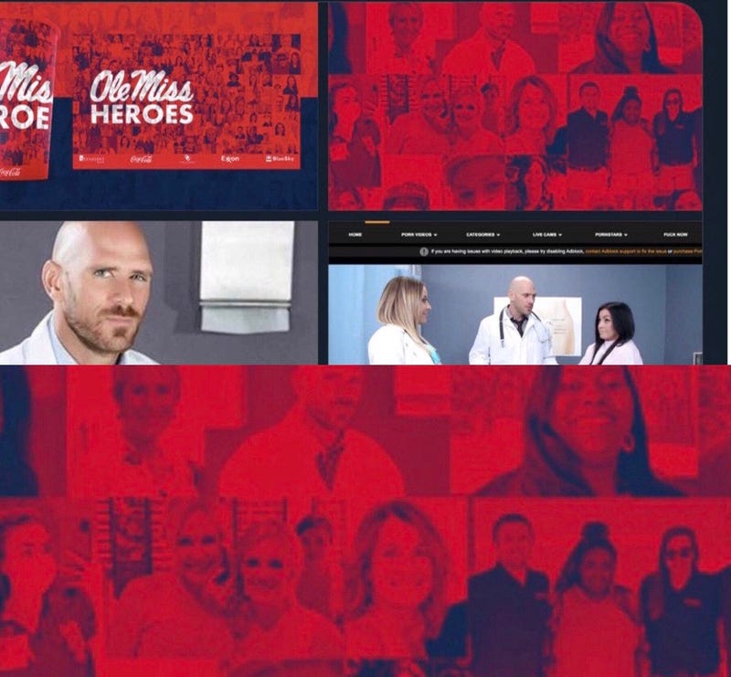 Ole Miss accidentally puts porn star on cups honoring healthcare workers