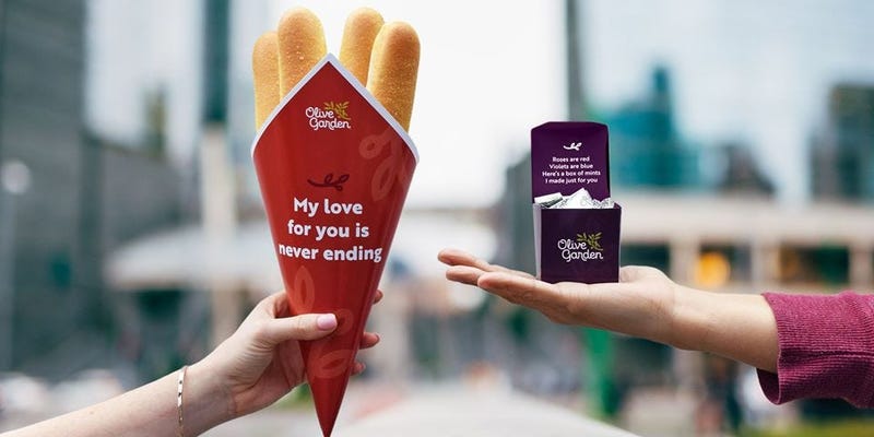 Olive Garden Breadstick Bouquet