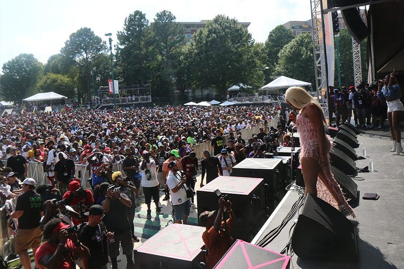 Trina on Stage At One Music Fest 2019