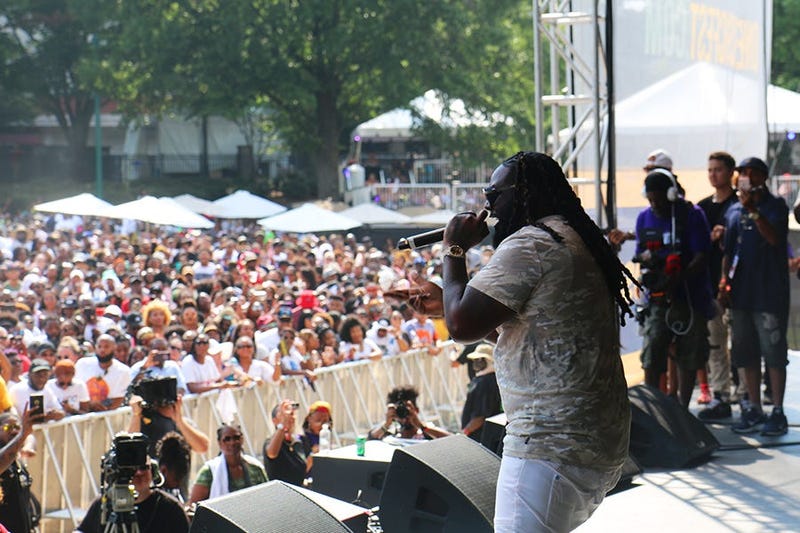T Pain on Stage At One Music Fest 2019