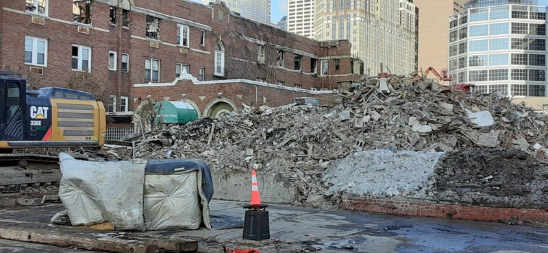 Drake Hotel demolition