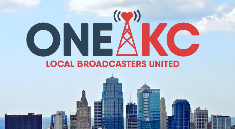 ONEKC logo floating over downtown Kansas City