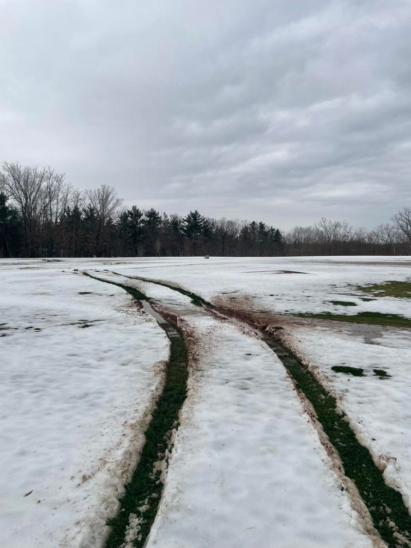 Orchard Park Little Leaguers won't be able to take the new field in 2025, after police say someone drove on to the diamond, causing significant damage.