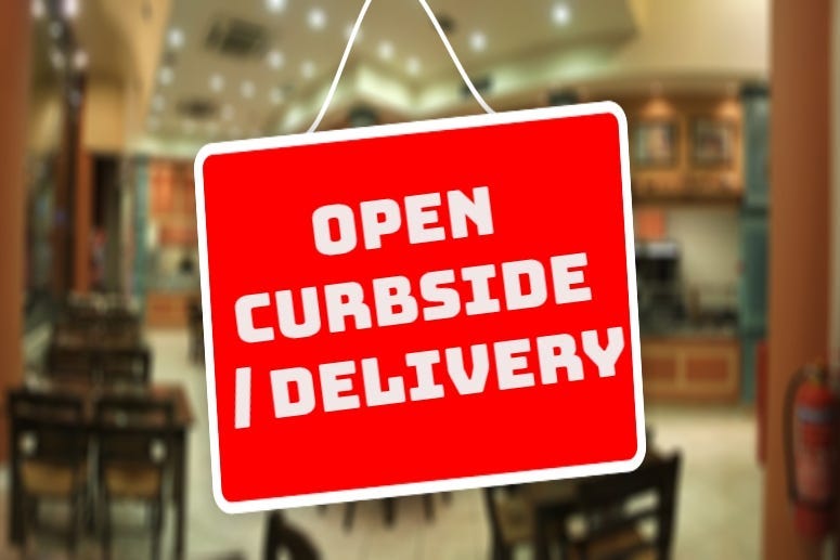 Open curbside _ delivery