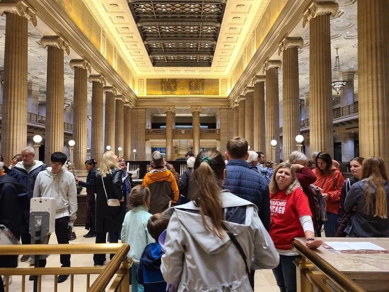 The Board of Trade Building in the Financial District was one of the sites featured in Open House Chicago 2023.