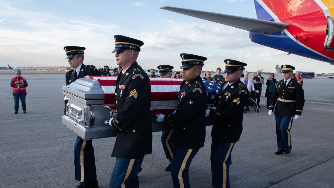 Minnesota Guard honors returning MIA Korean War veteran