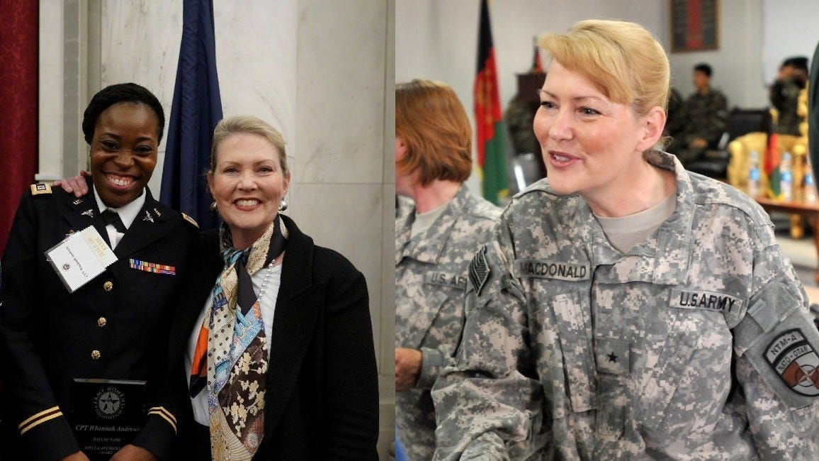 Army female leaders of past and present stress importance of mentorship
