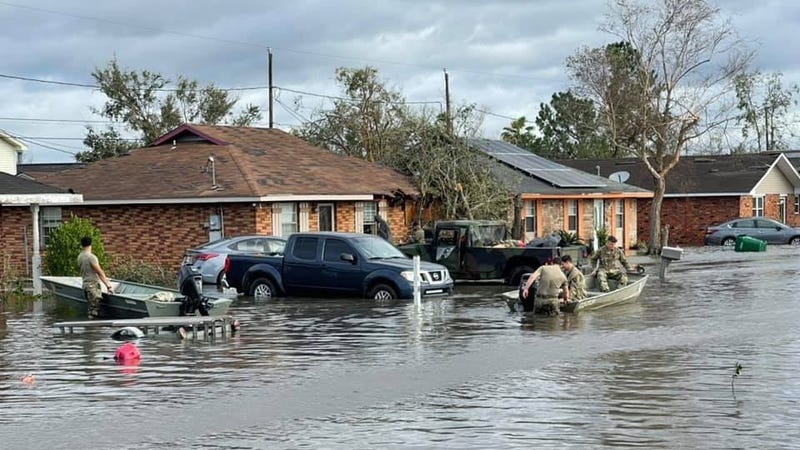National Guard from across U.S. support Hurricane Ida relief effort
