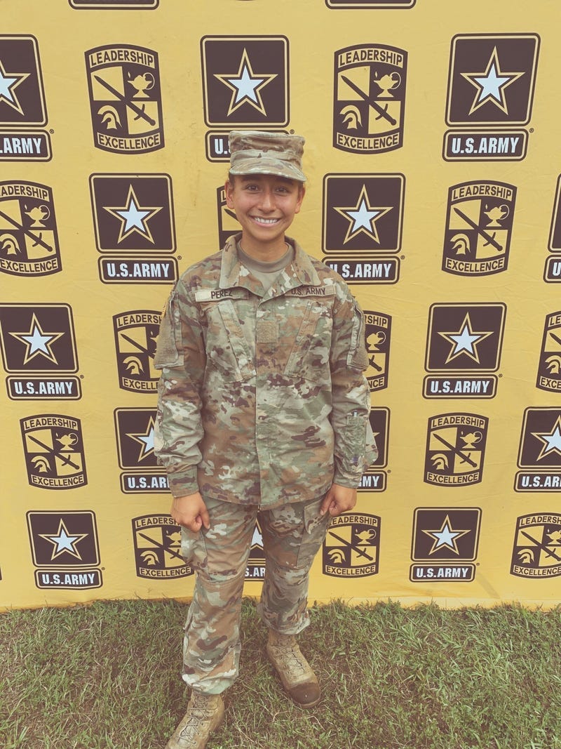 Cadet Perez's journey to the uniform