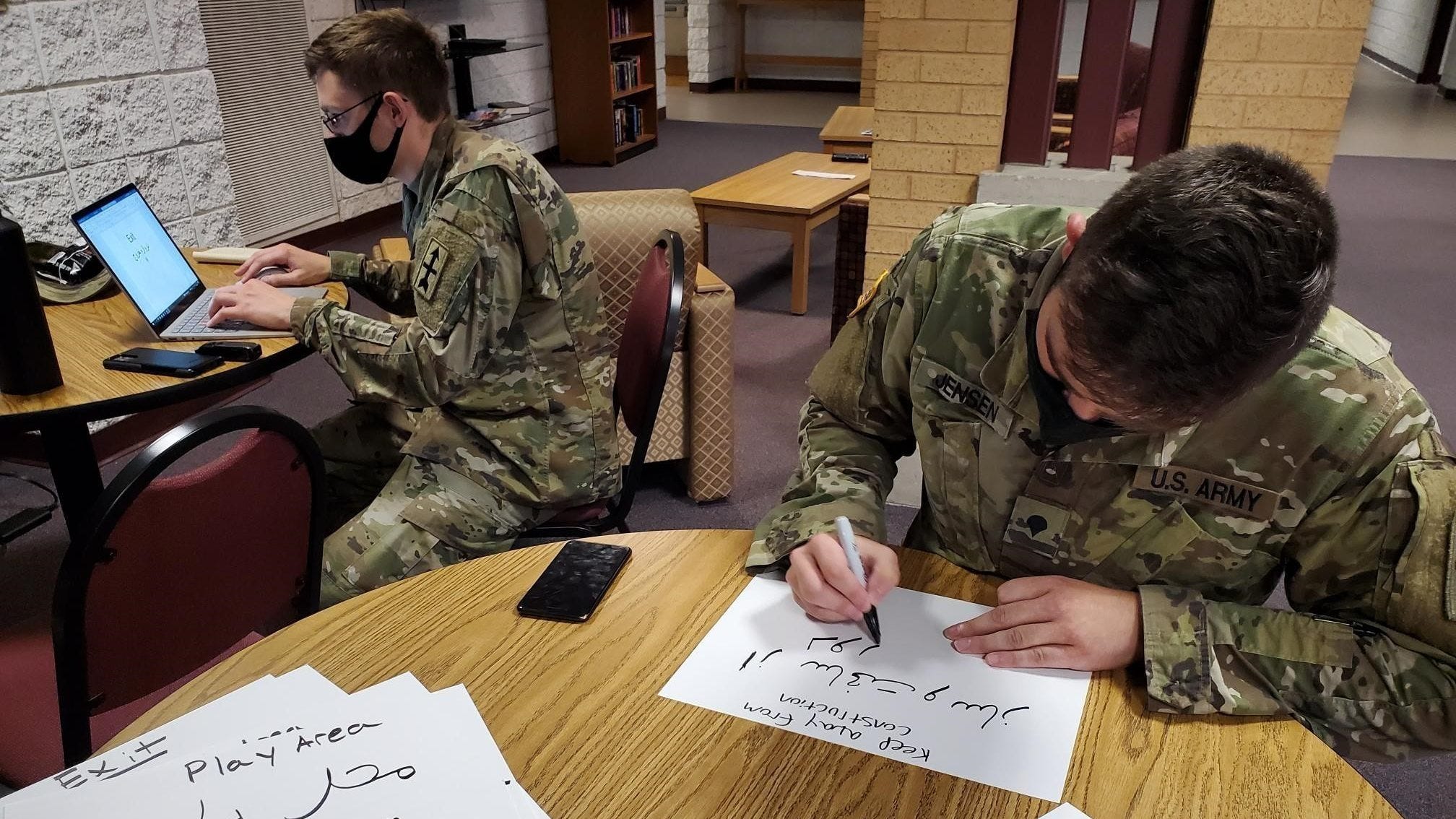 National Guardsmen support vulnerable Afghans at military bases