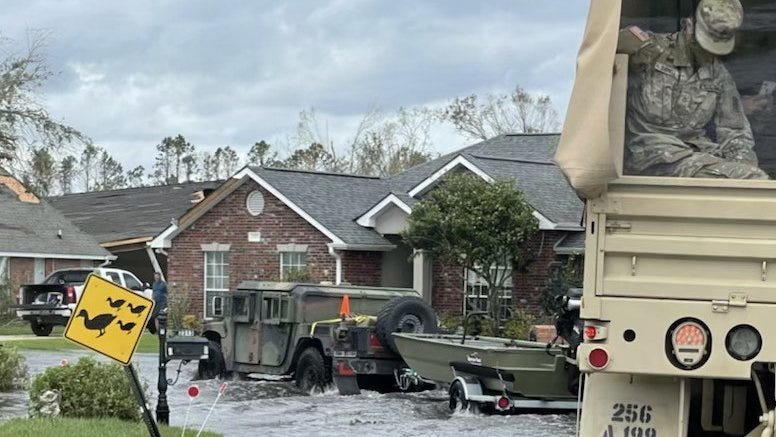 National Guard from across U.S. support Hurricane Ida relief effort