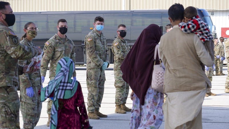 Afghan evacuees arrive in Indiana, head to Camp Atterbury