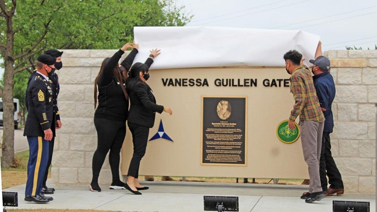 Fort Hood dedicates gate in memory of Vanessa Guillen