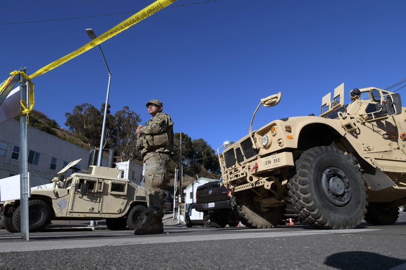 National Guard Members Continue LA Wildfire Response