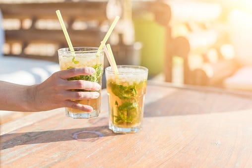 Chicago, Recess, Outdoor Patio, Bar, Restaurant, Drinks