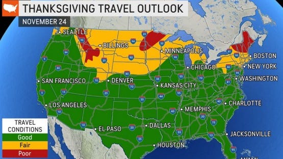 Big storm could make mess of Thanksgiving travel. Here's what to expect in Michigan