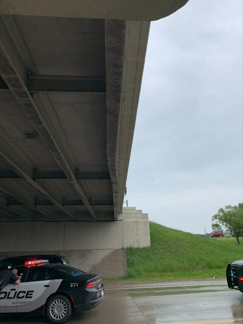 overpass damaged