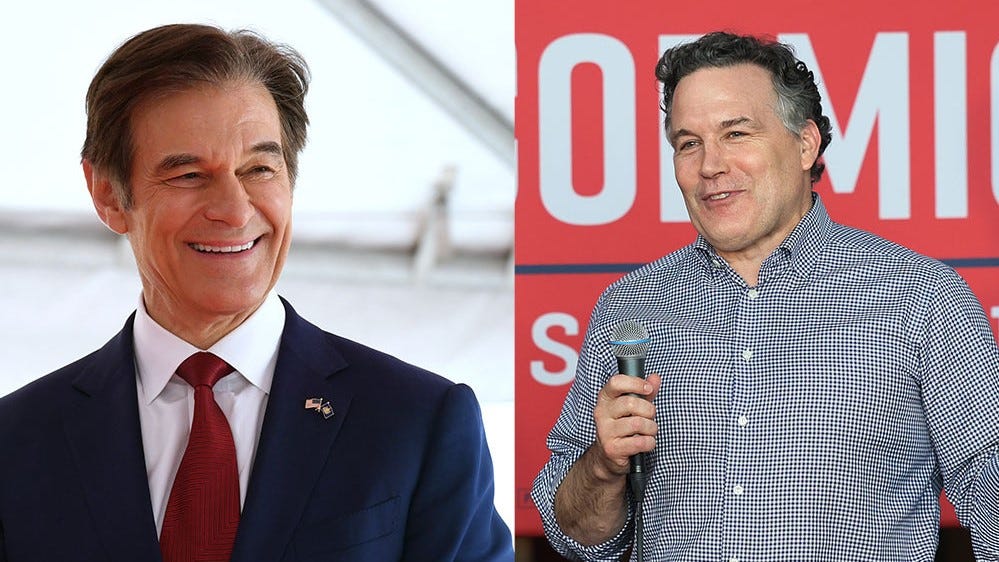 Too close to call in GOP primary for Pennsylvania’s US Senate race
