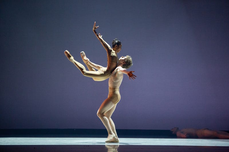 Nayara Lopes and Jack Thomas in The Spark.