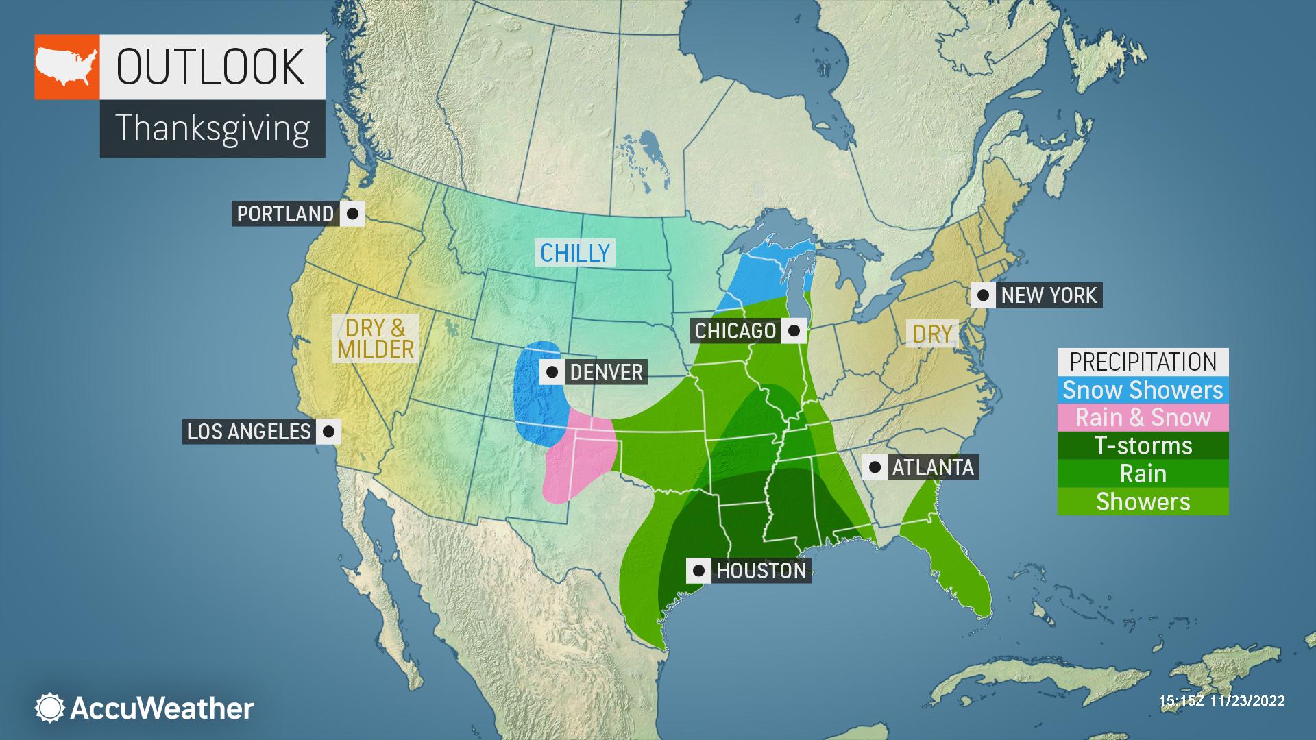 THANKSGIVING WEATHER: Plenty of sun, mild temps for annual Macy's Parade