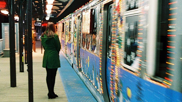 Santa is riding solo this year on CTA holiday trains and buses due to COVID-19