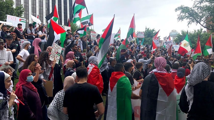 Palestinian supporters rally in Dallas, pro-Israel rally planned in Fort Worth