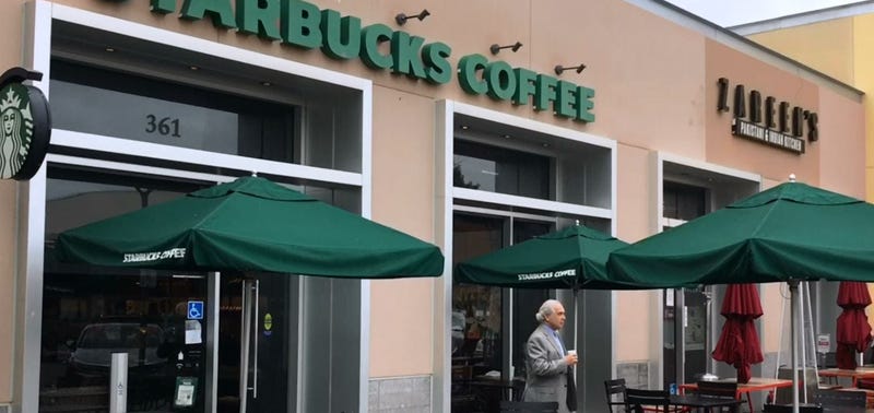 A woman lost her job after posting on Facebook about berating a man in a Make America Great Again hate in this Palo Alto Starbucks.