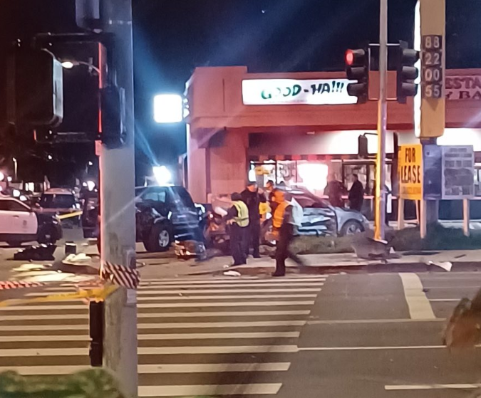 scene of crash