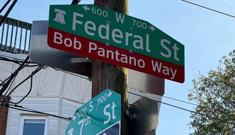 Bob Pantano Way street sign