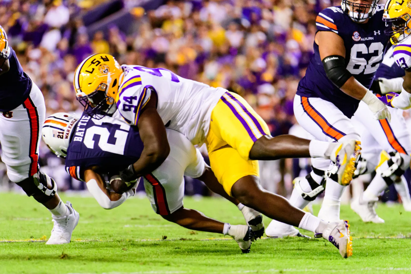 LSU defensive end Paris Hand