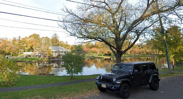 The lake at Third Ward Memorial Park where the contamination was first discovered.