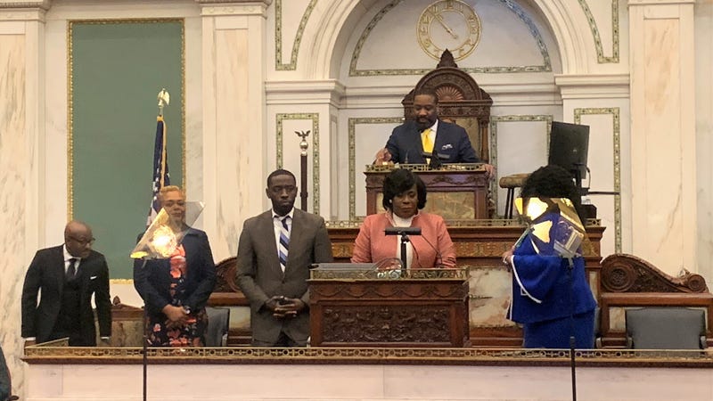 Mayor Cherelle Parker with City Council members