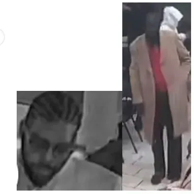Suspect number one is pictured. 