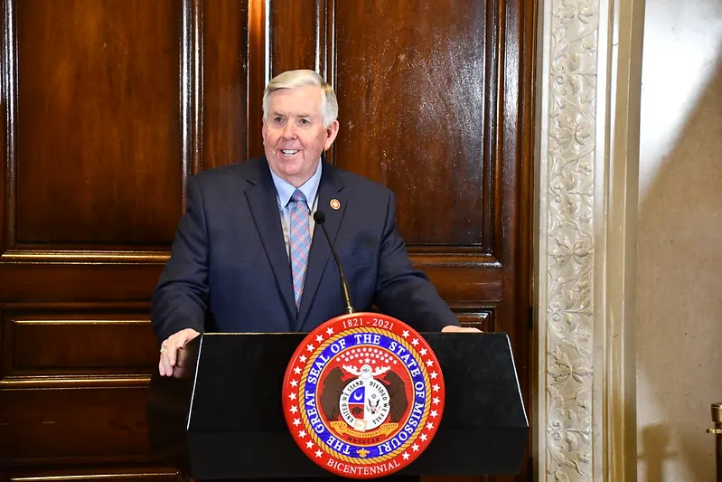 Missouri Gov. Mike Parson on Thursday approved most of a roughly $48 billion state budget while cutting $500 million lawmakers had set aside for tax refunds.