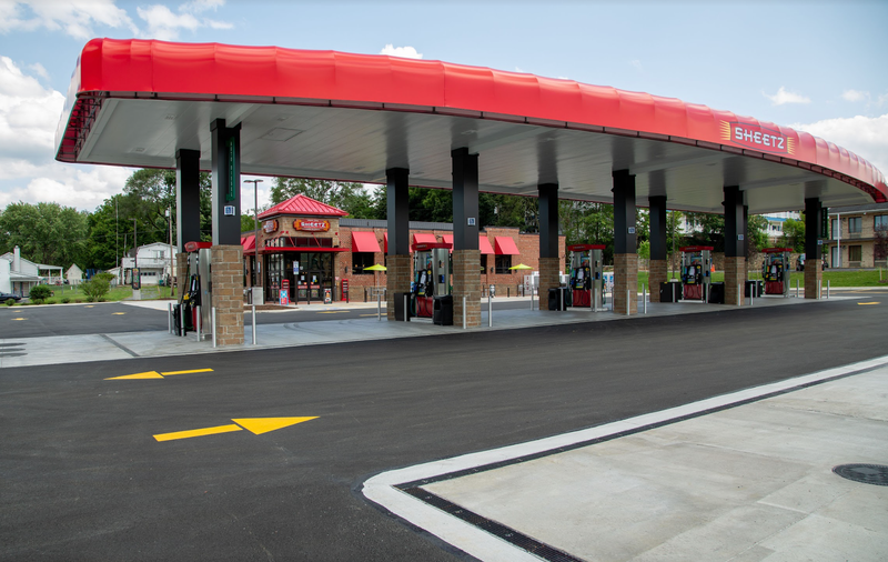 Sheetz fueling area