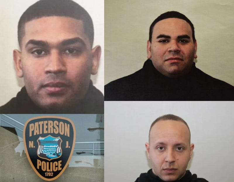 Mugshots for: Eudy Ramos (top left), Jonathan Bustios (top right) and Matthew Torres (bottom right).