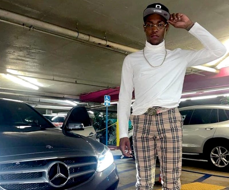 Derrick Patterson, 22, was arrested on Monday by special agents with the FBI, the Department of Justice said.