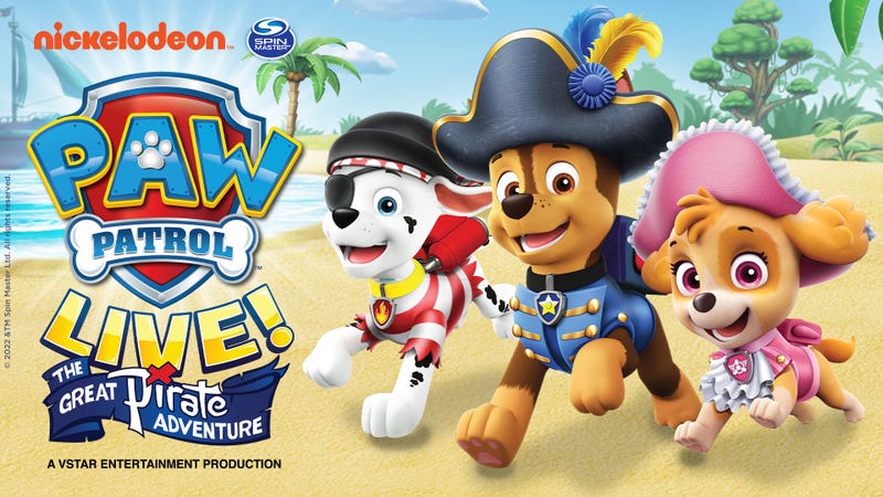 Paw Patrol Live: The Great Pirate Adventure is rolling into Greenville this weekend!