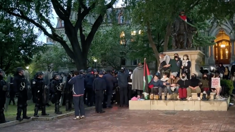 Penn encampment dismantled 